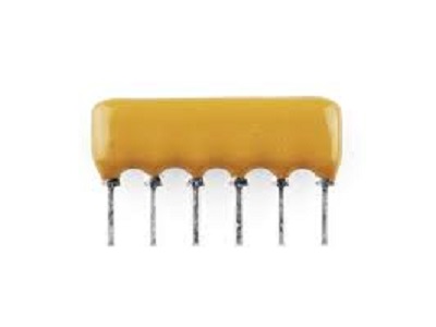 Picture of 1k Ohm 6-Pin Resistor Network