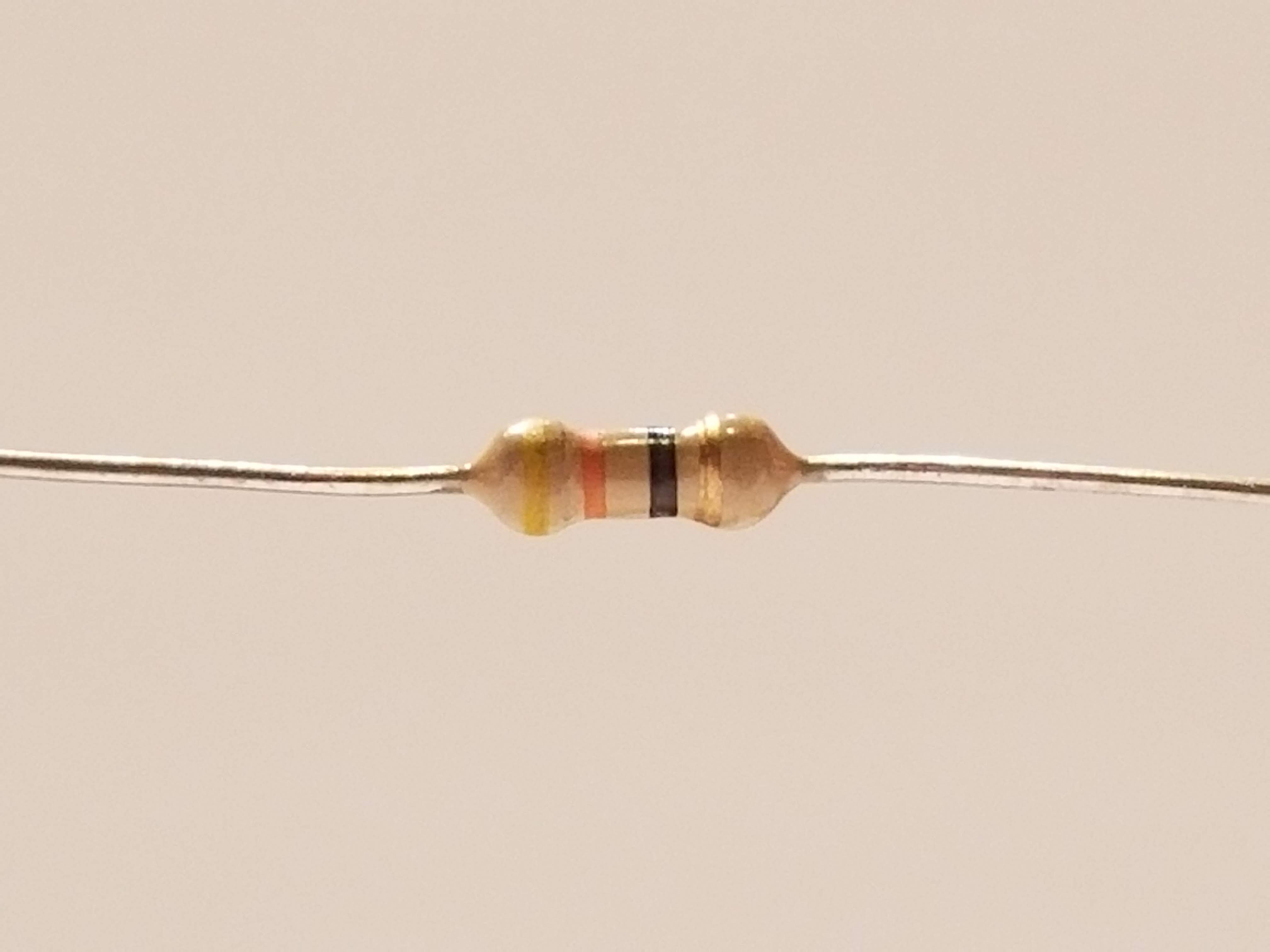 Picture of 43 Ohm Resistor