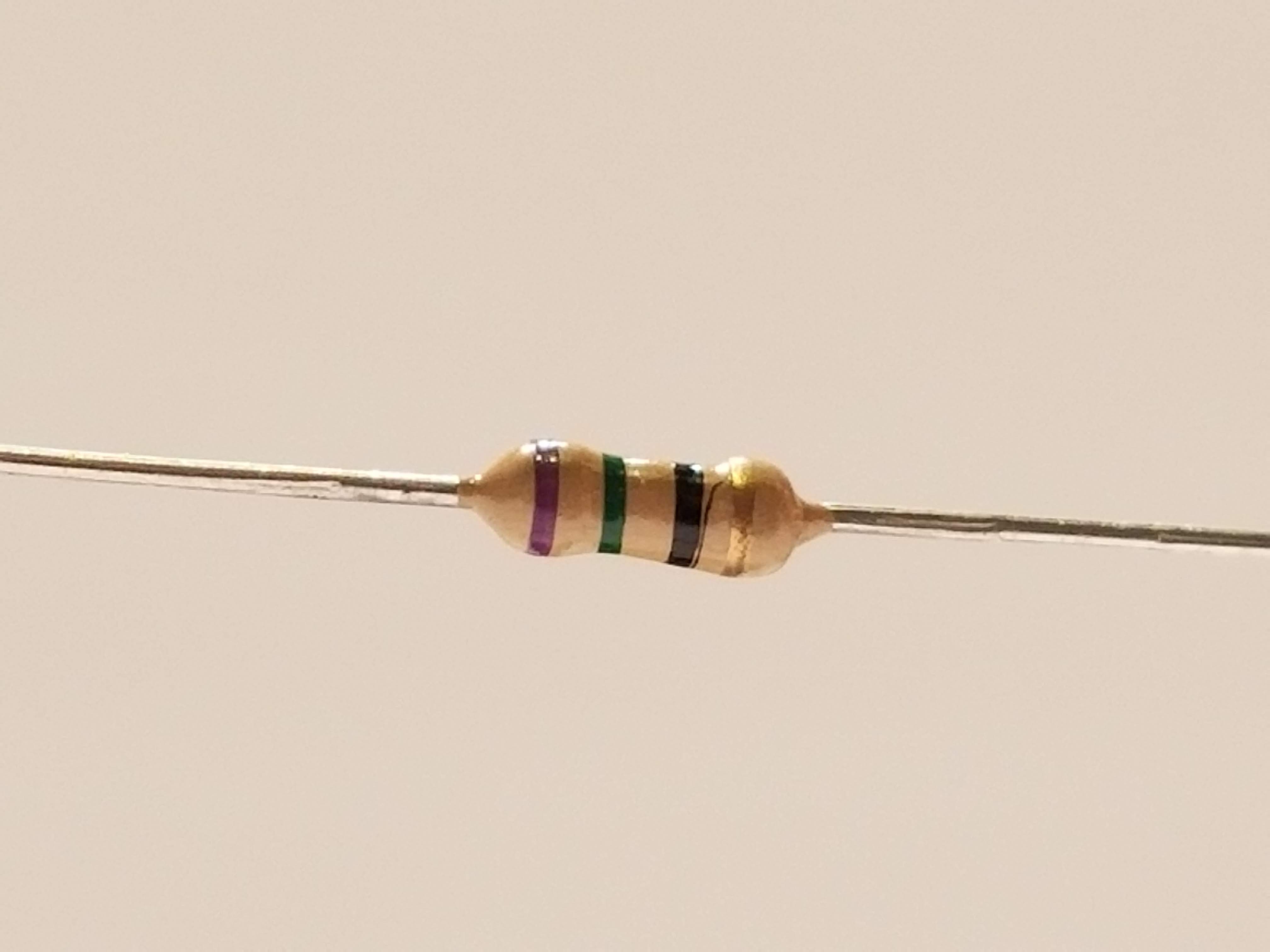 Picture of 75 Ohm Resistor