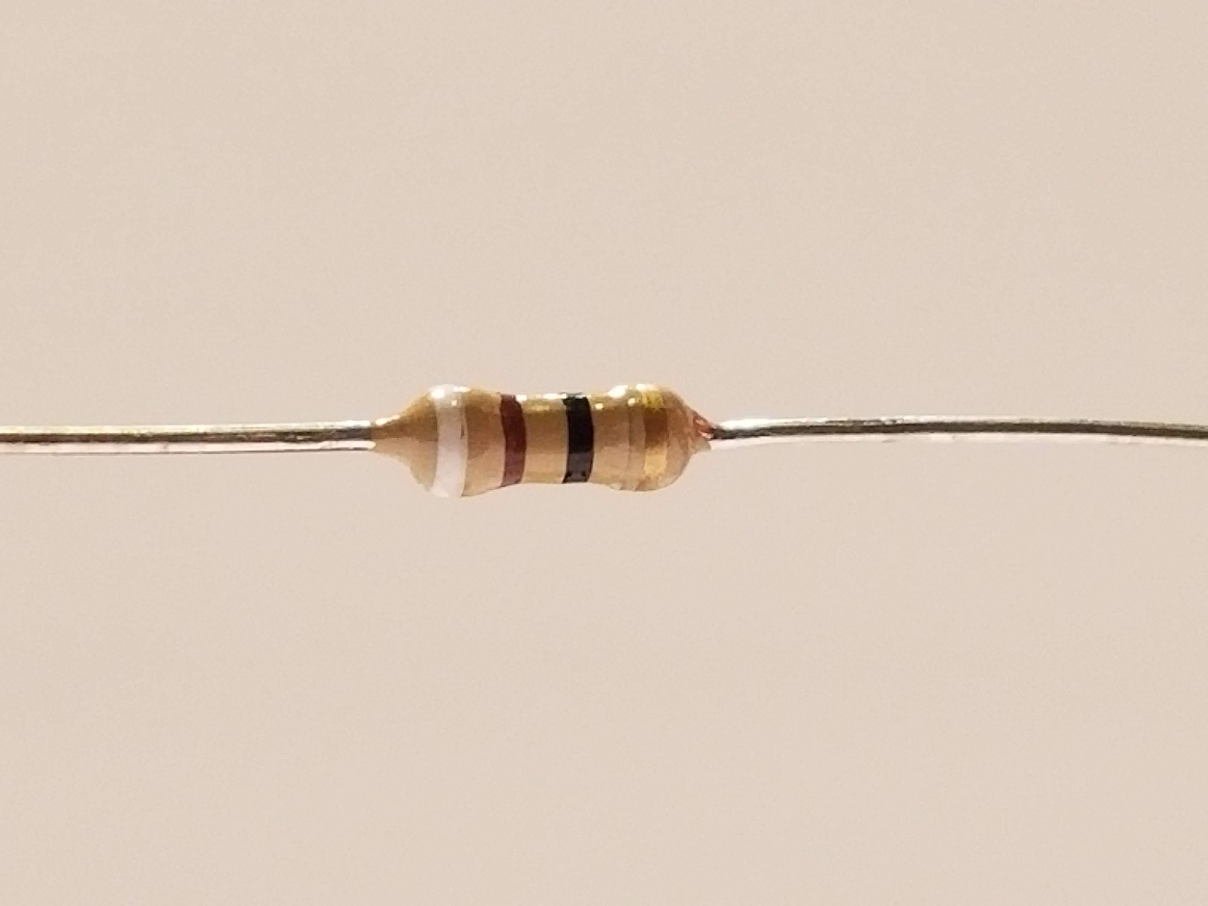 Picture of 91 Ohm Resistor