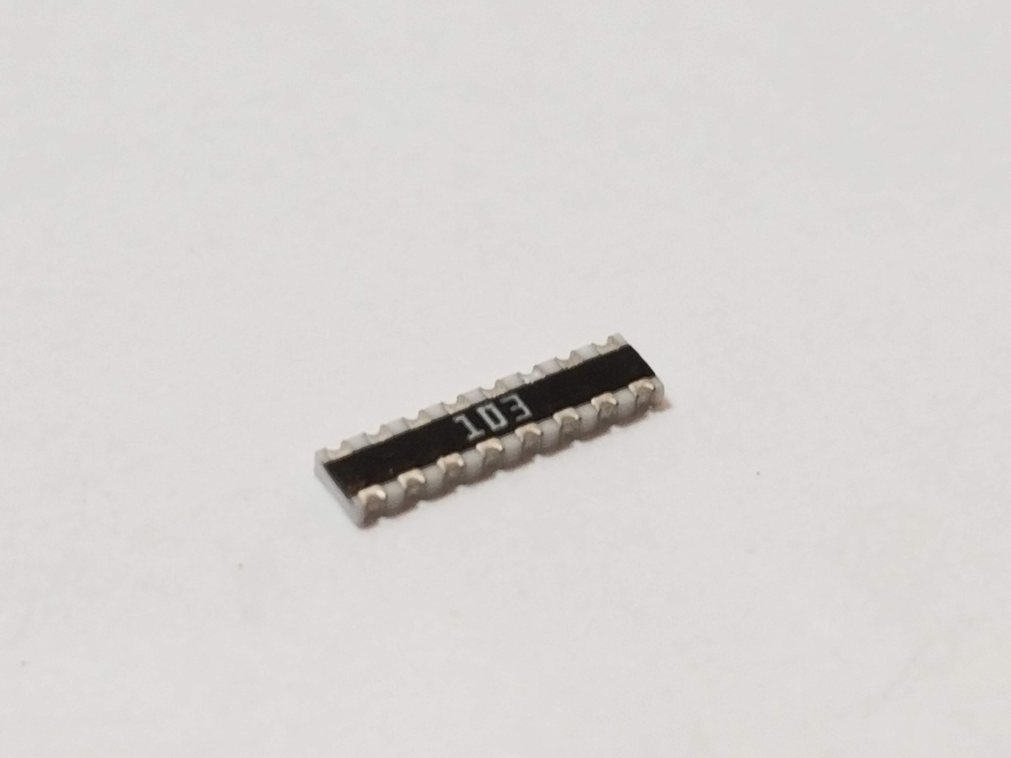 Picture of 10k Ohm Resistor 5% DIP-16