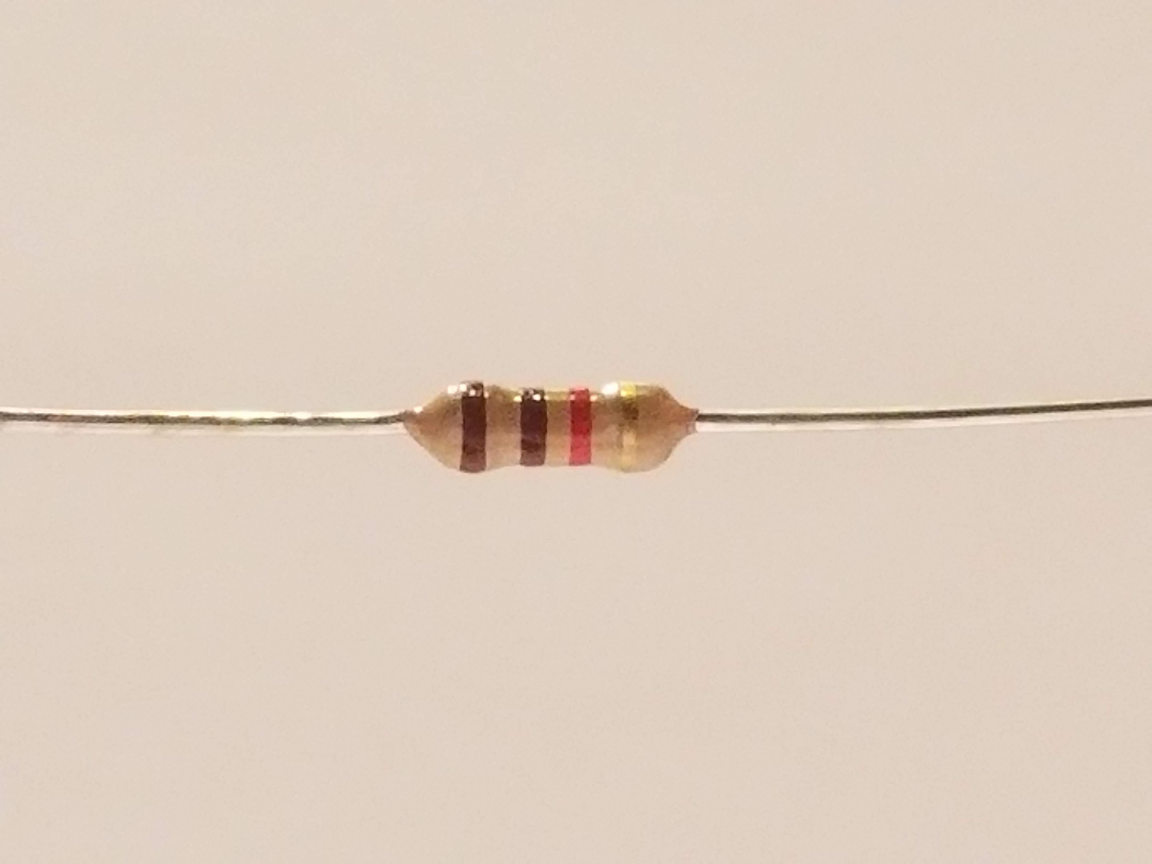 Picture of 1.1k Ohm Resistor