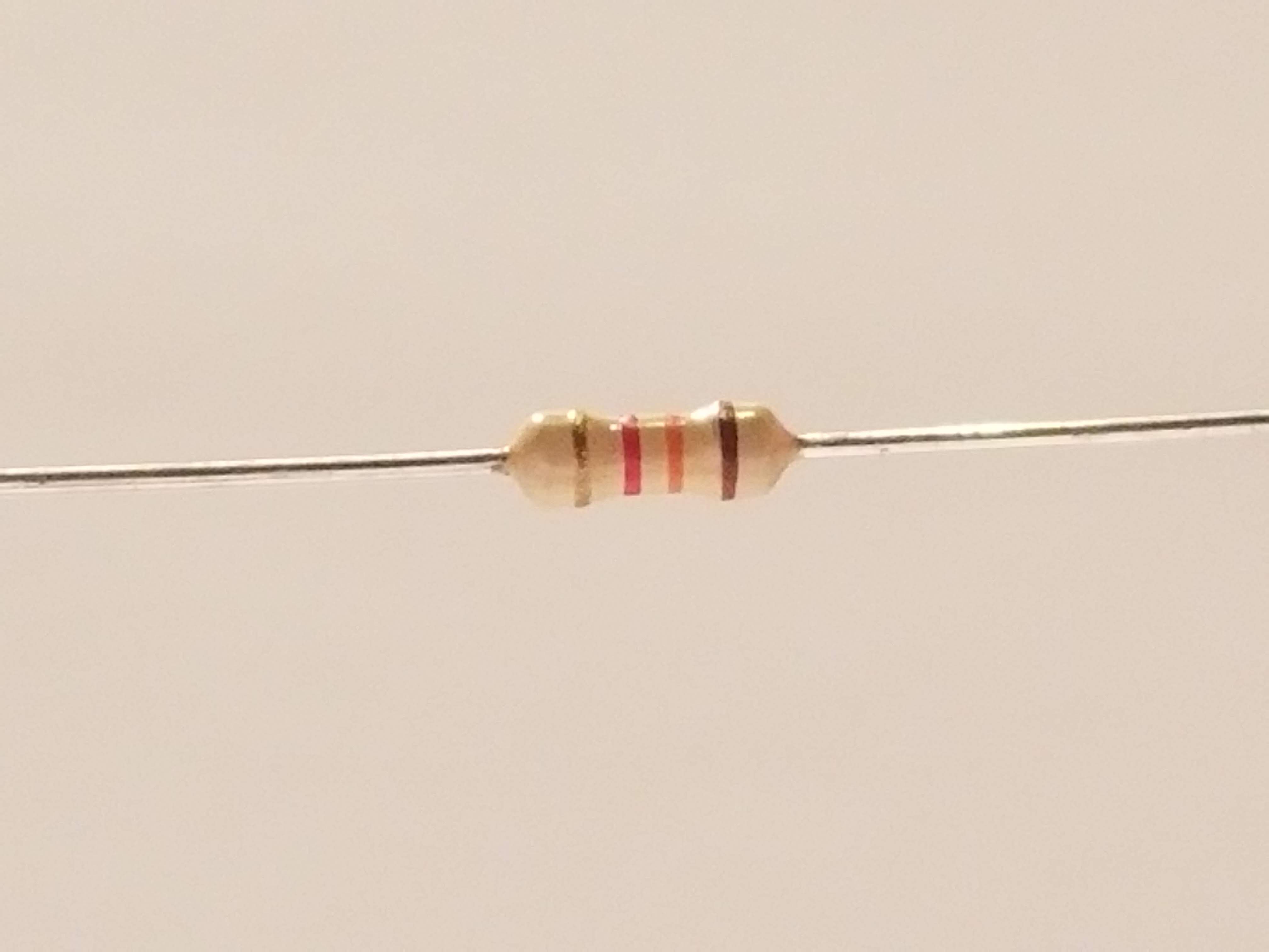 Picture of 1.3k Ohm Resistor