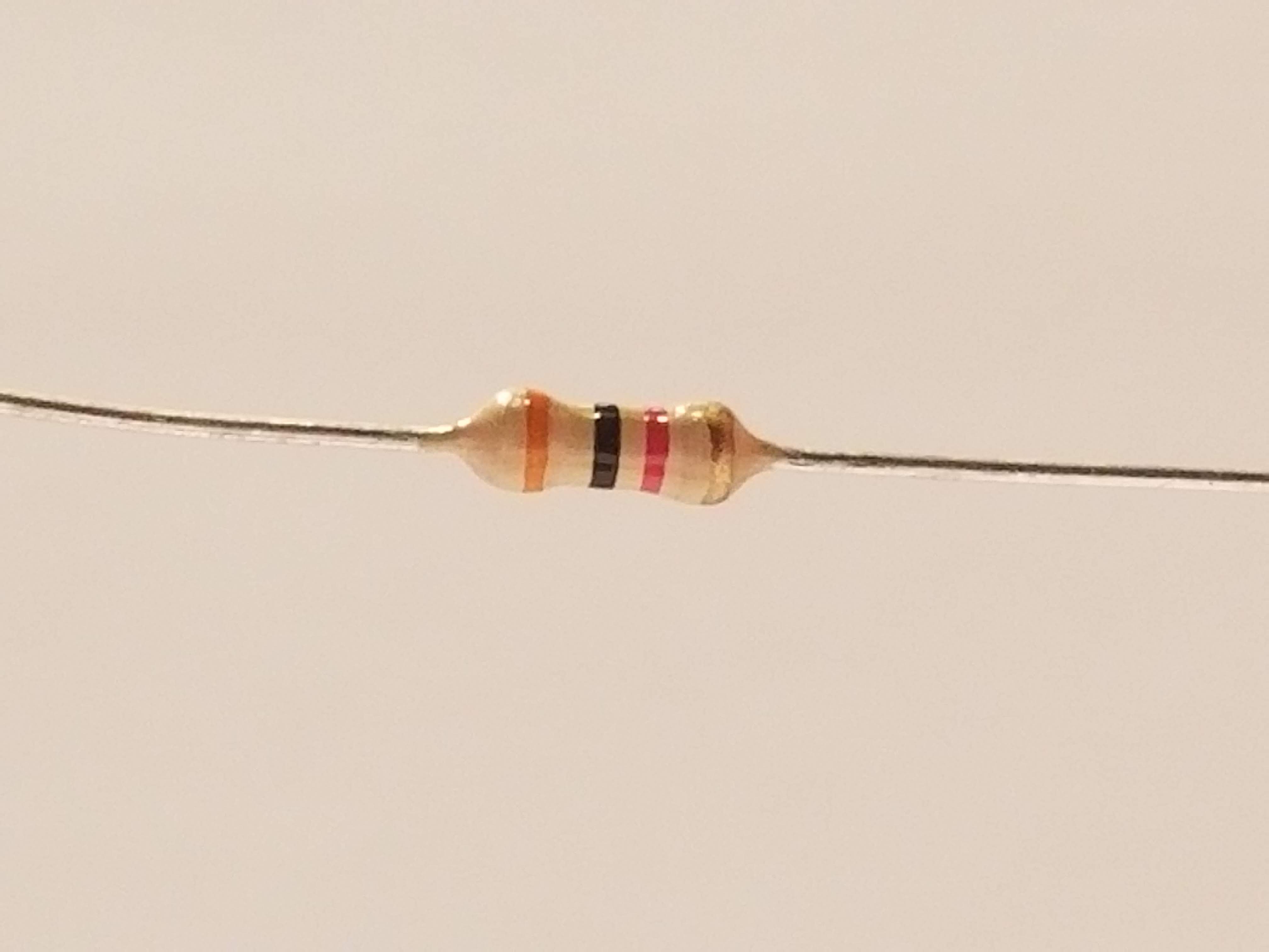 Picture of 3k Ohm Resistor