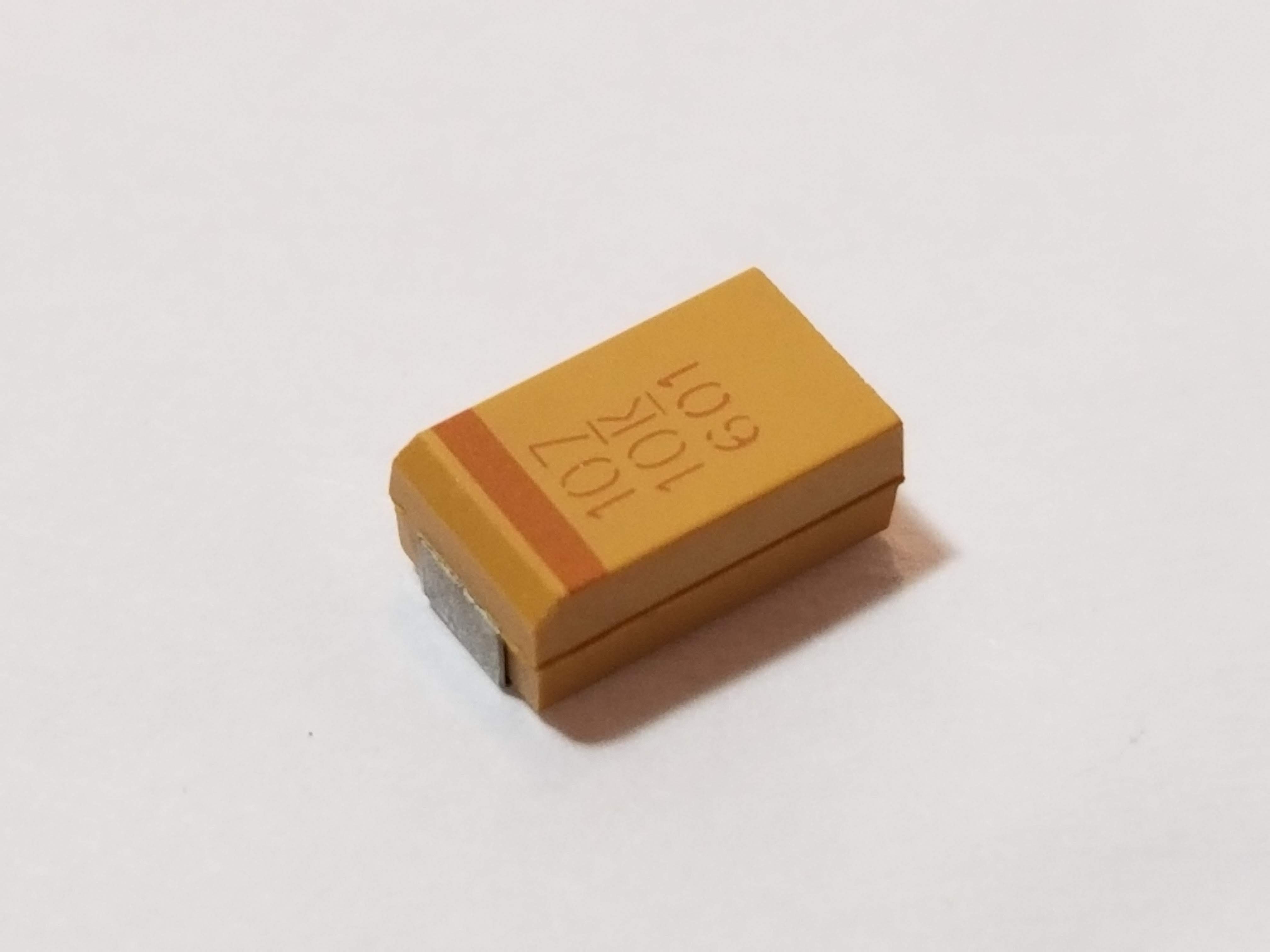 Picture of 4.7uF Capacitor 50V 10% F