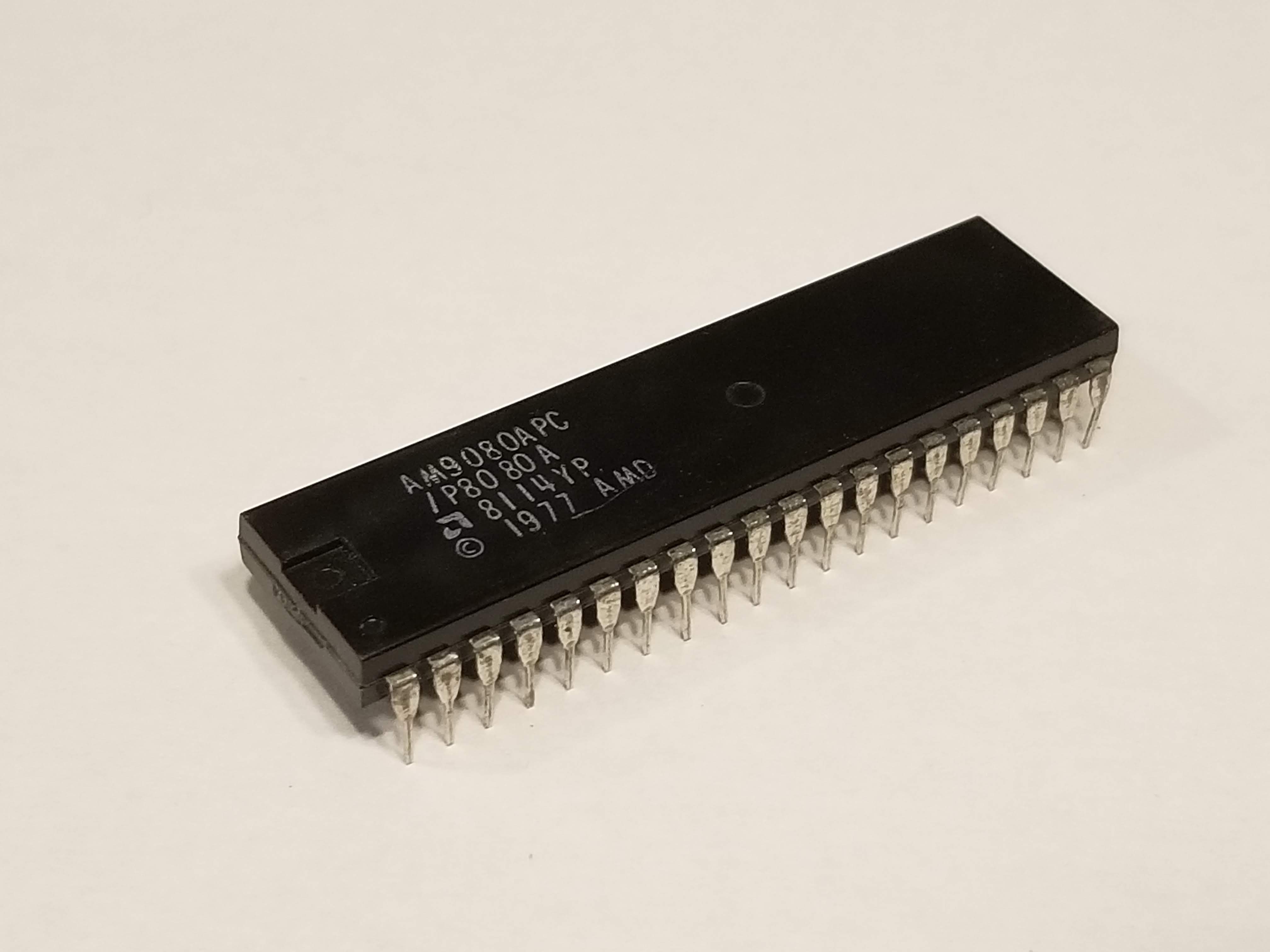 Picture of AM8080 CISC 8-bit Microprocessor