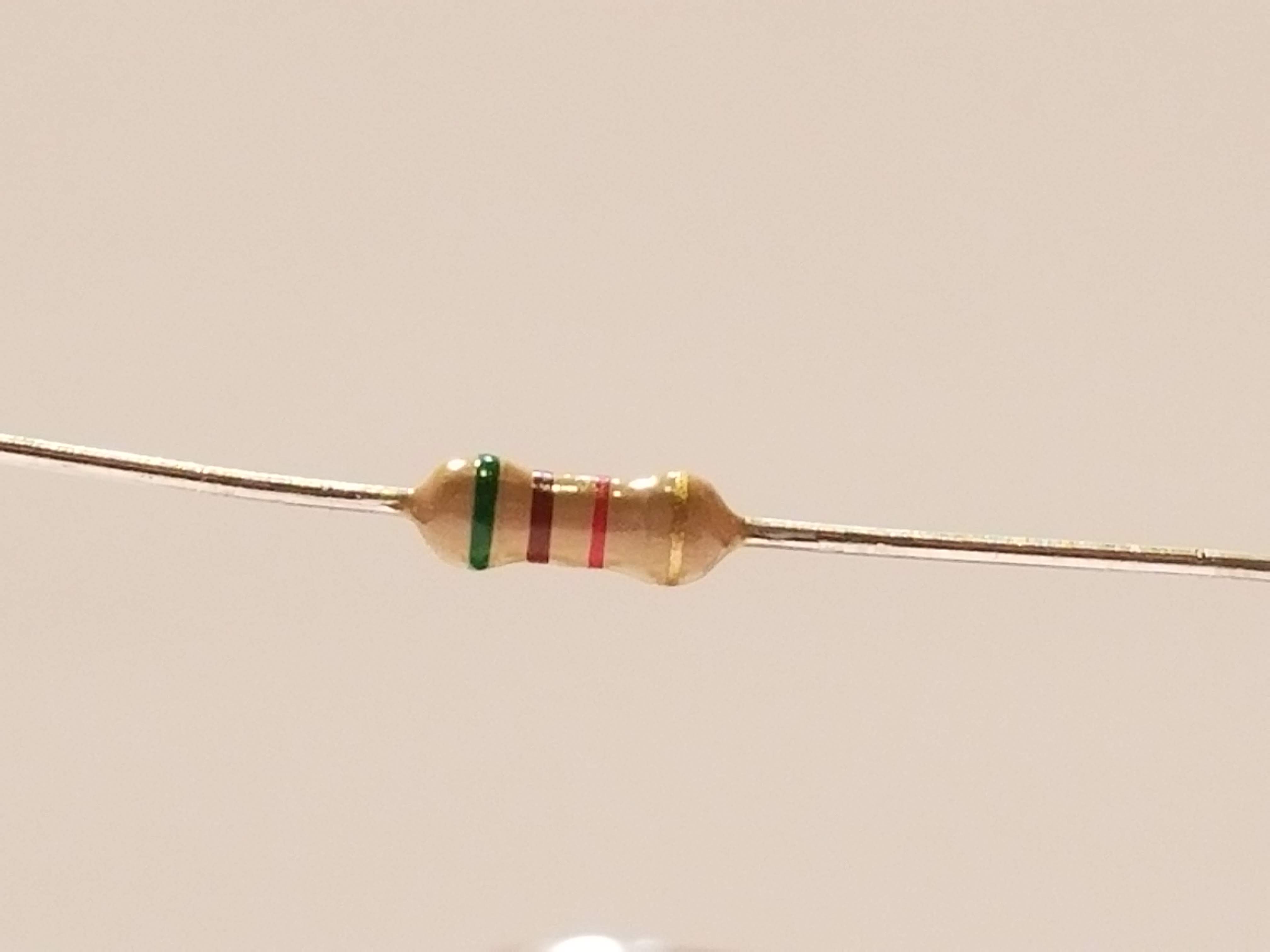 Picture of 5.1k Ohm Resistor