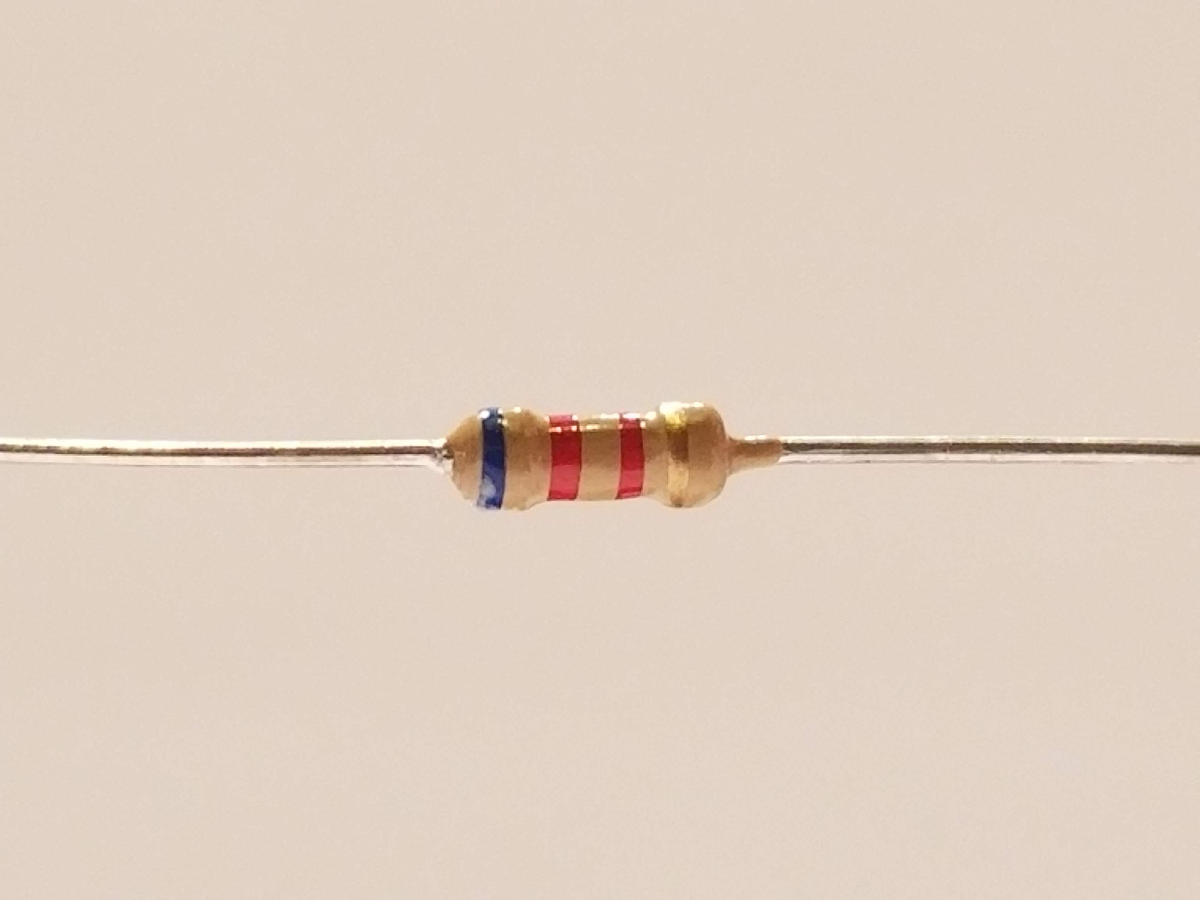 Picture of 6.2k Ohm Resistor
