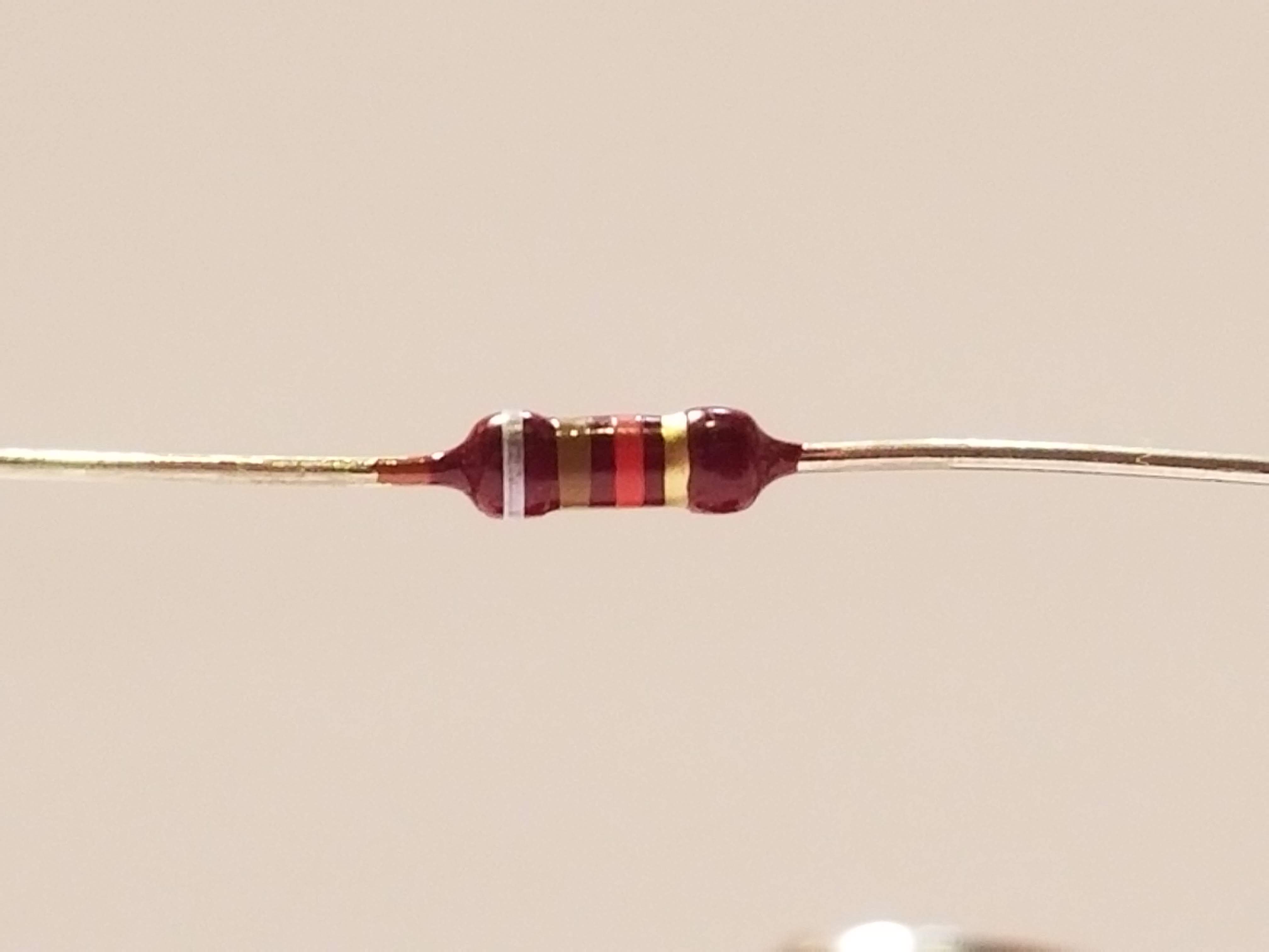 Picture of 9.1k Ohm Resistor