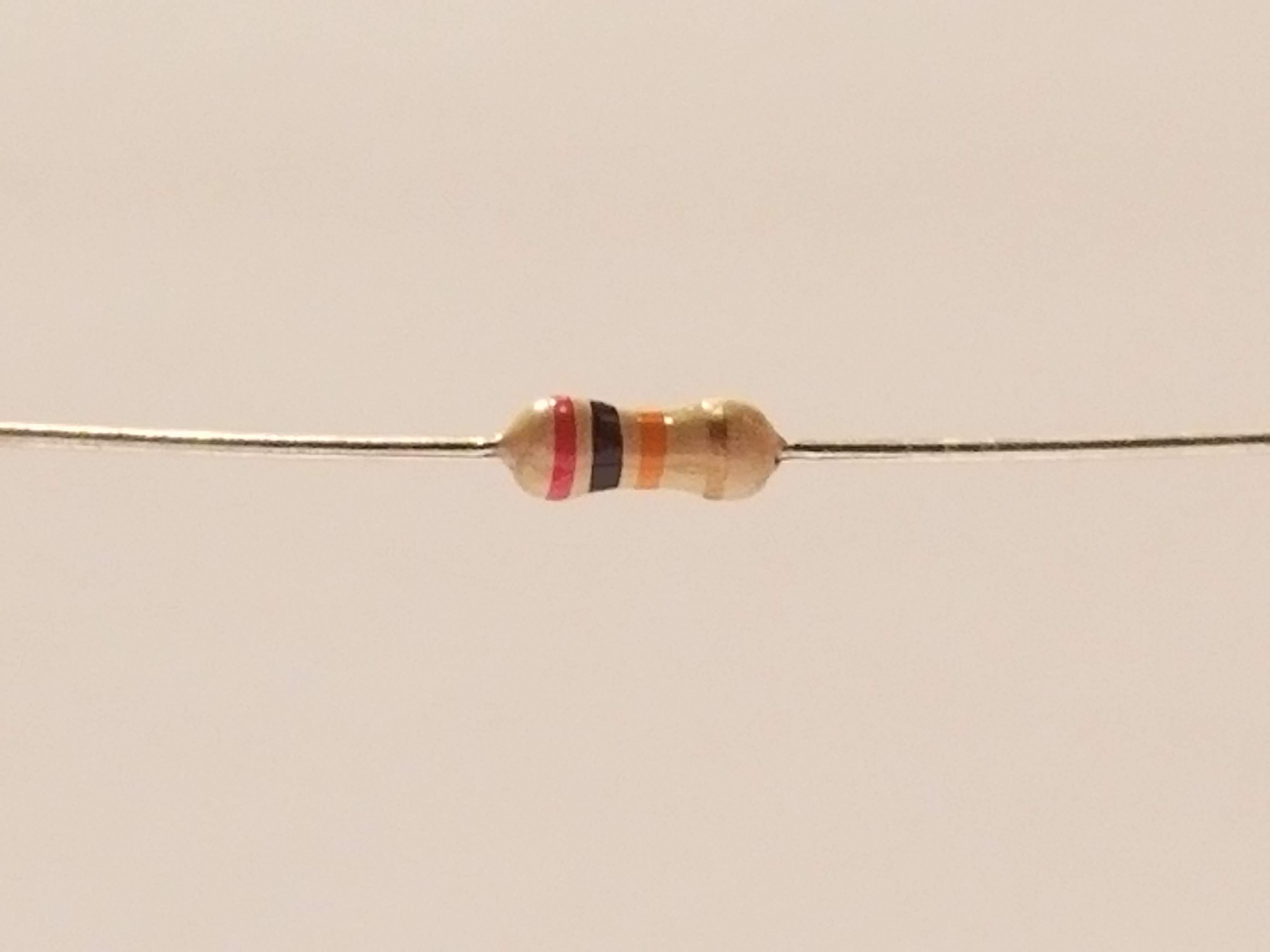 Picture of 20k Ohm Resistor