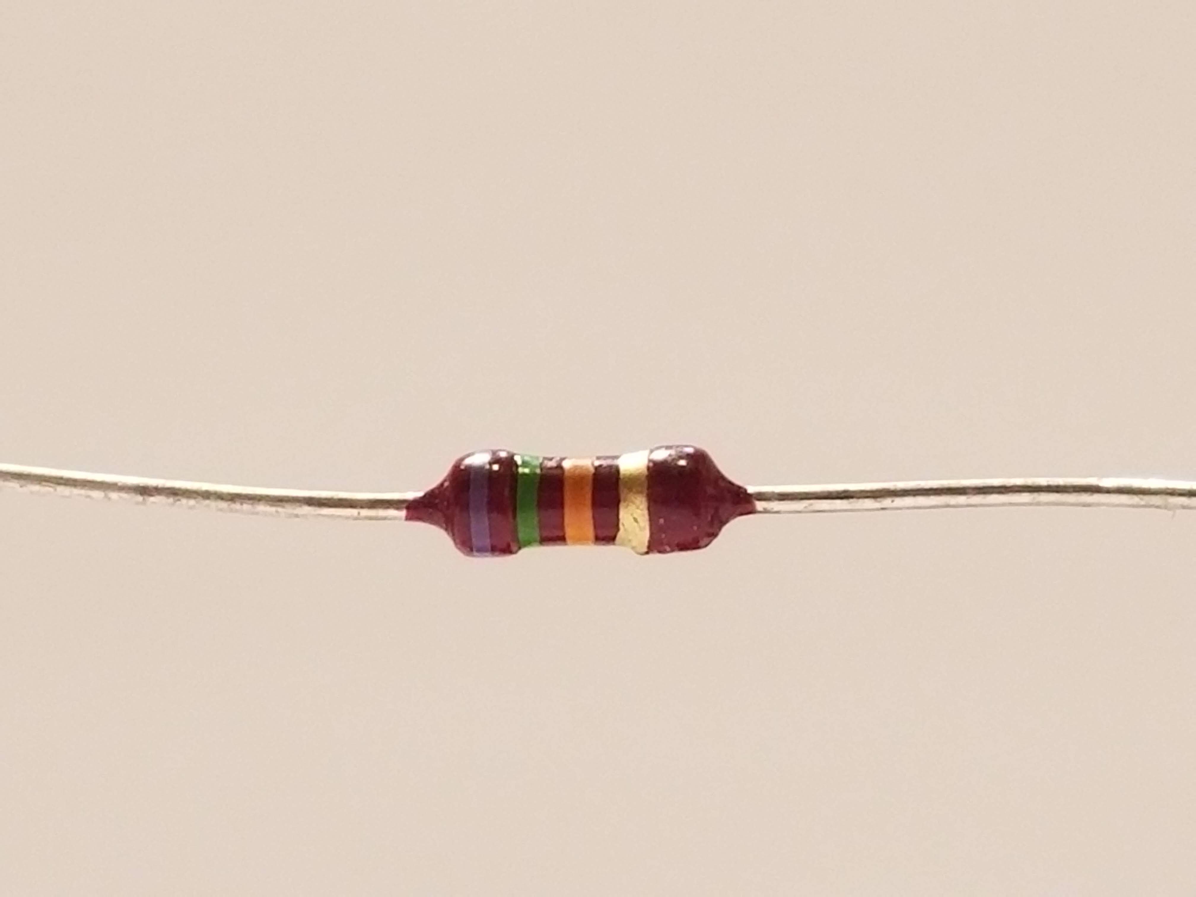 Picture of 75k Ohm Resistor