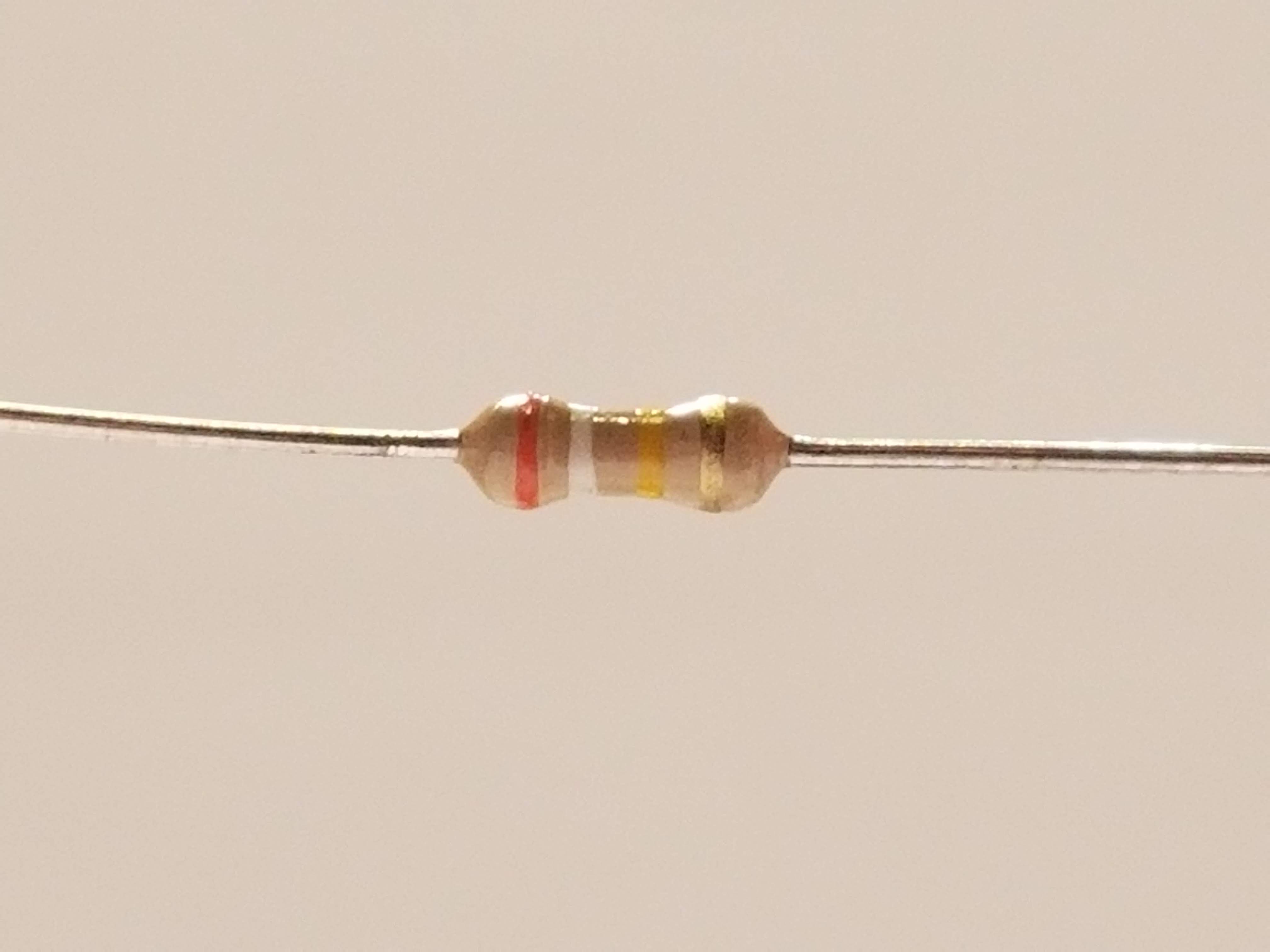 Picture of 390k Ohm Resistor