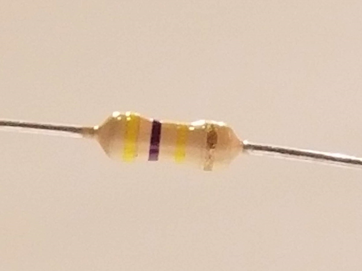 Picture of 470k Ohm Resistor
