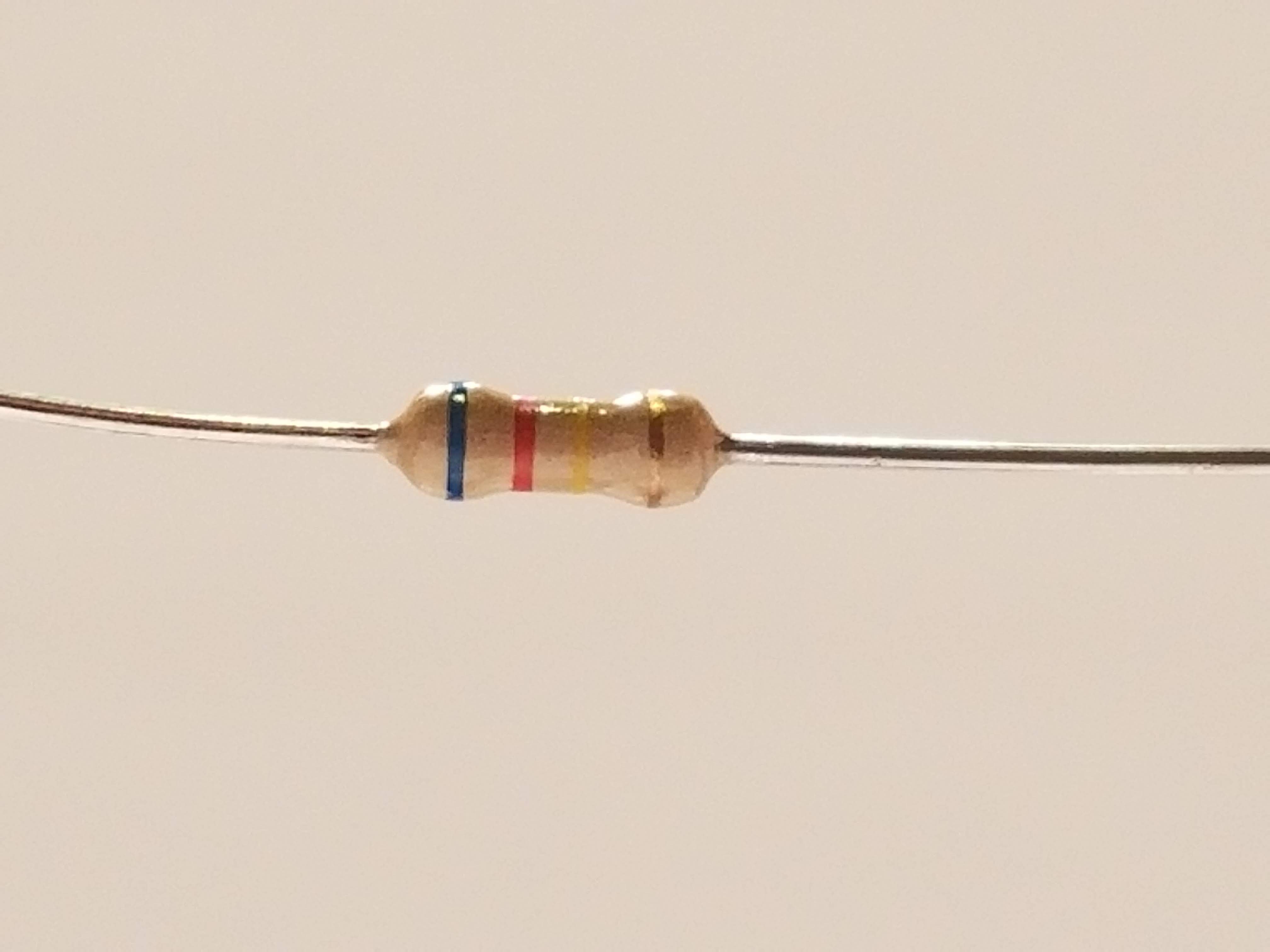 Picture of 620k Ohm Resistor