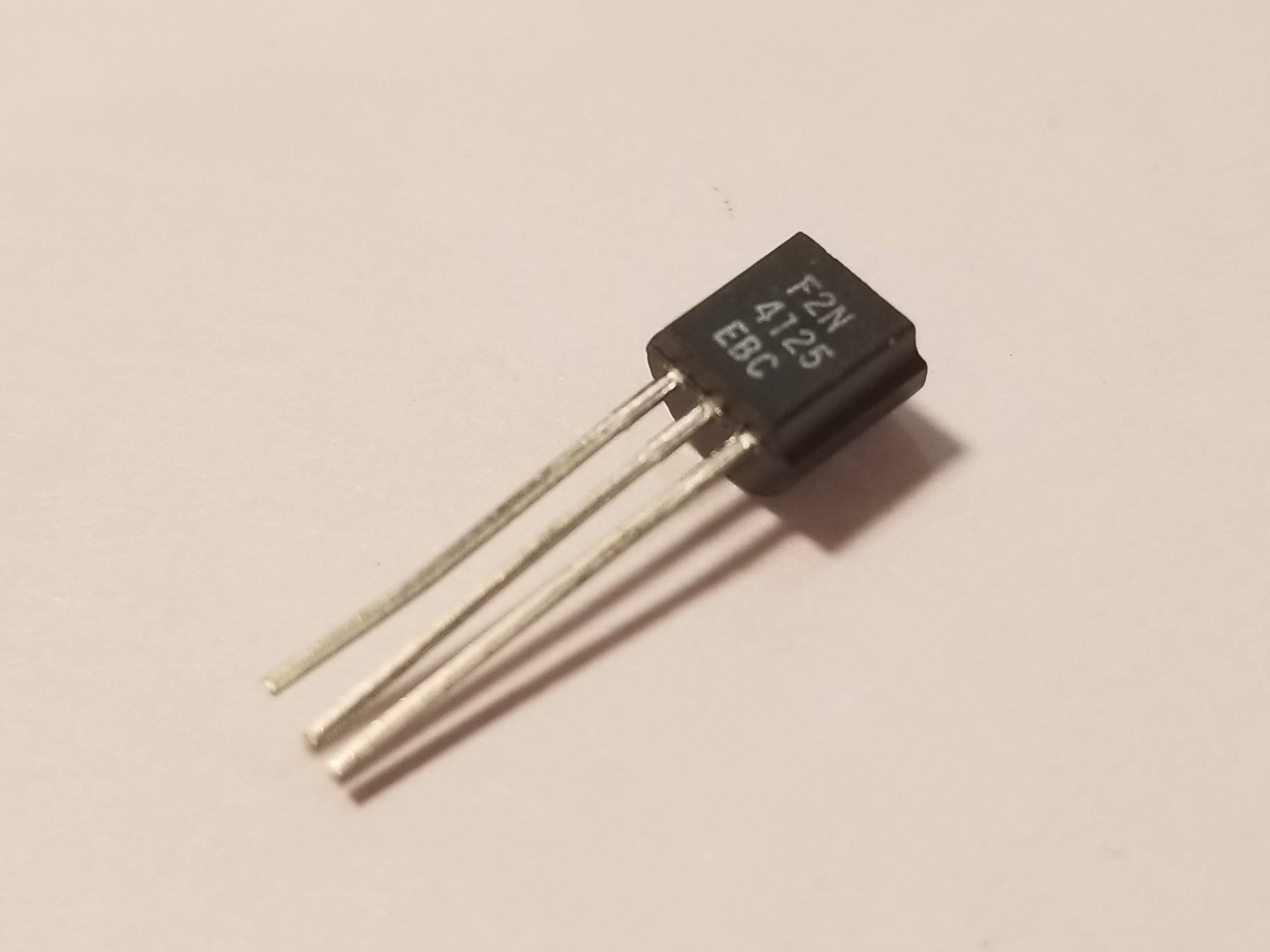 Picture of 2N4125 PNP, 30V, 0.2A,  EBC