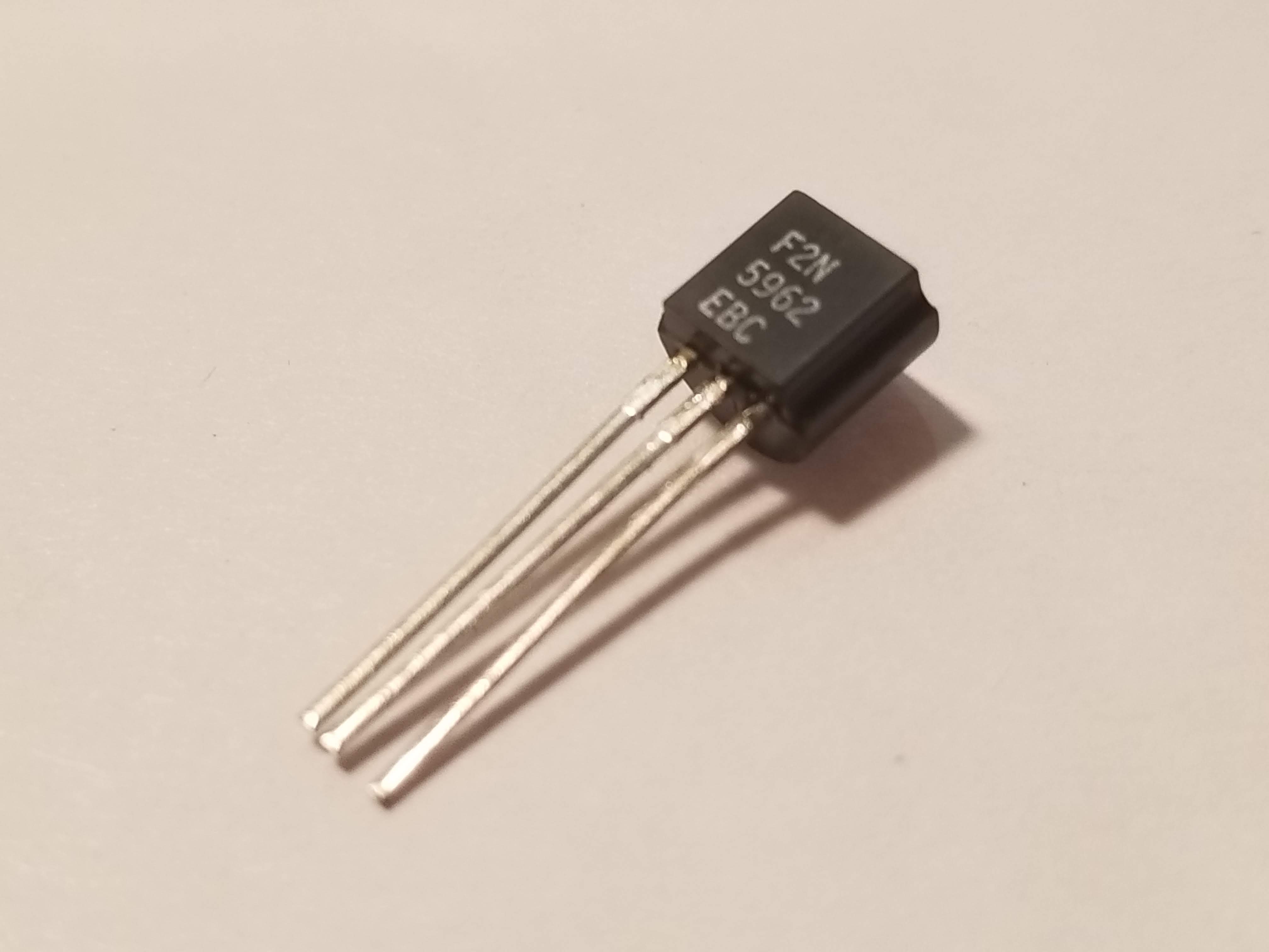 Picture of 2N5962 NPN, 45V, 0.1A,  EBC