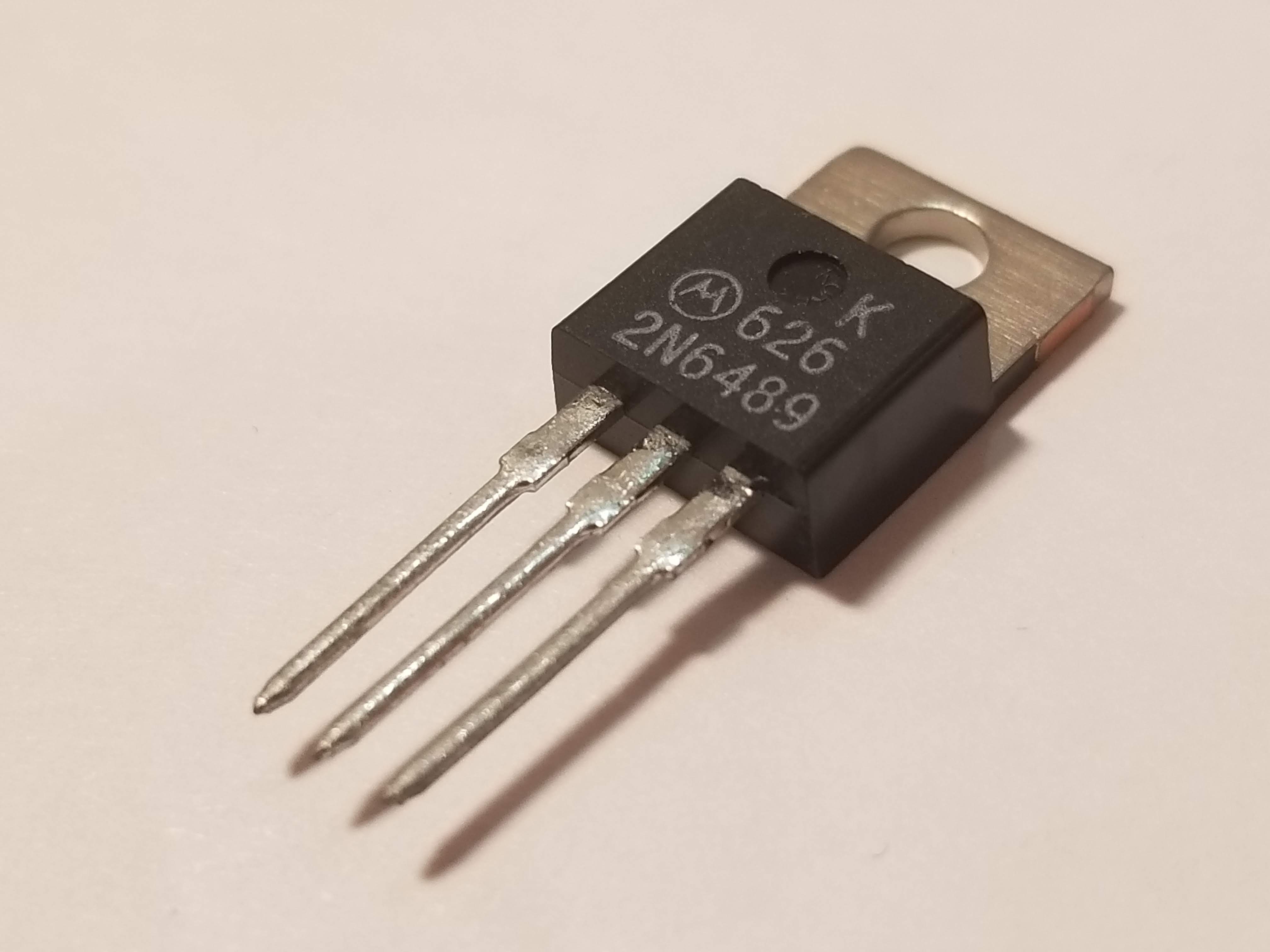 Picture of 2N6489 PNP, 40V, 15A,  BCE