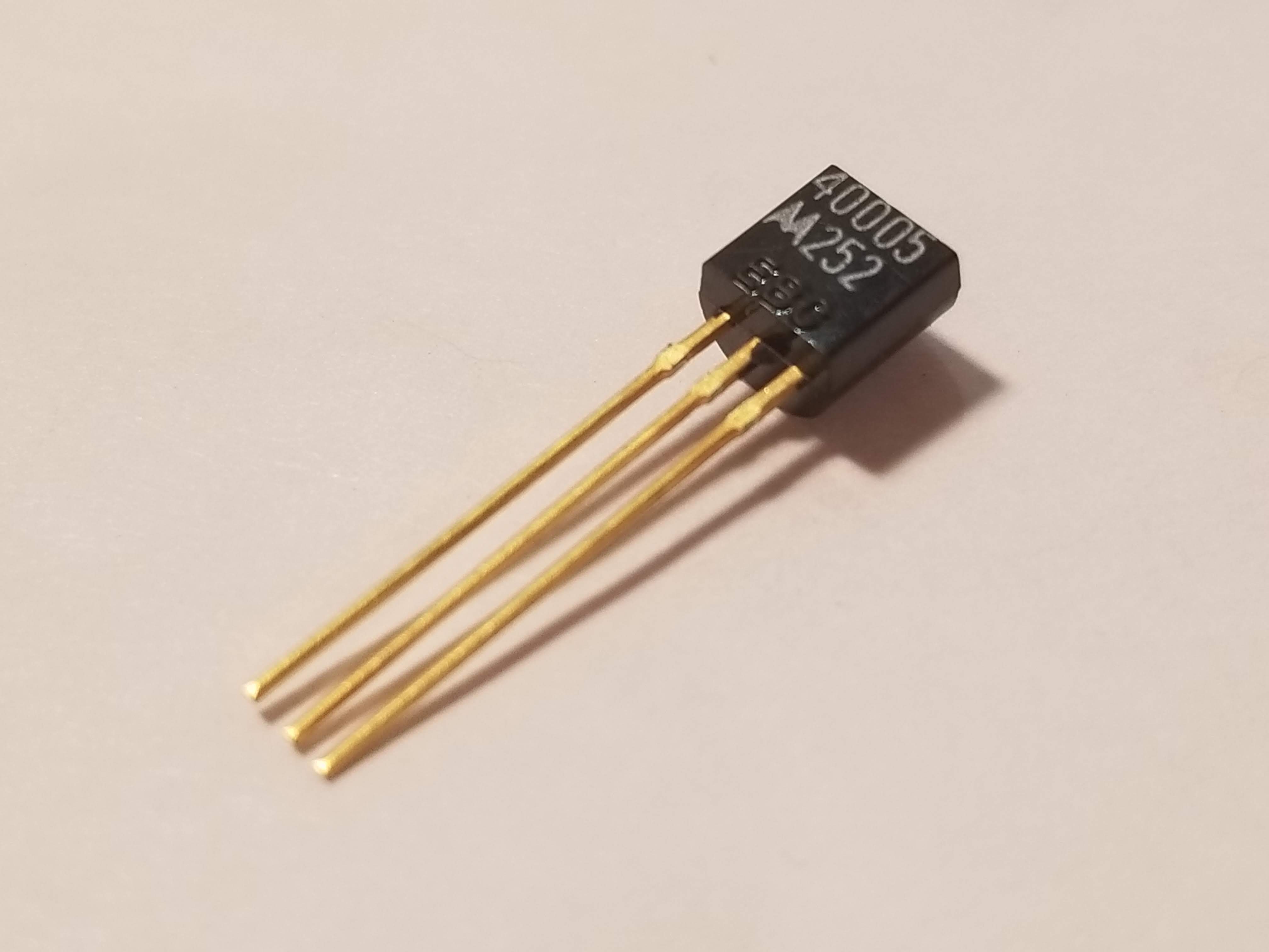 Picture of 40005 PNP - Germanium, 40V, 0.01A, 100MHz