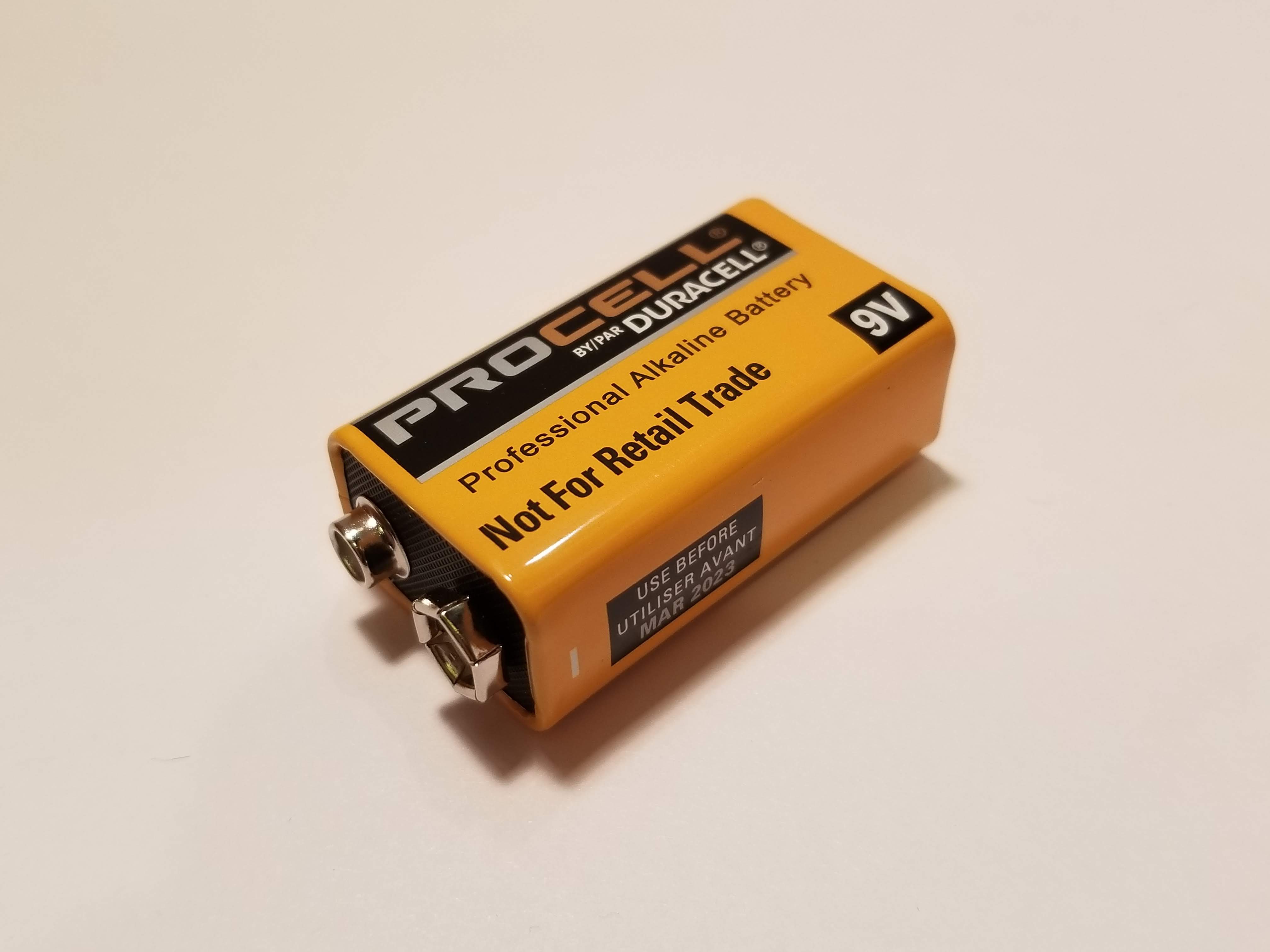 Picture of 9V Alkaline Battery