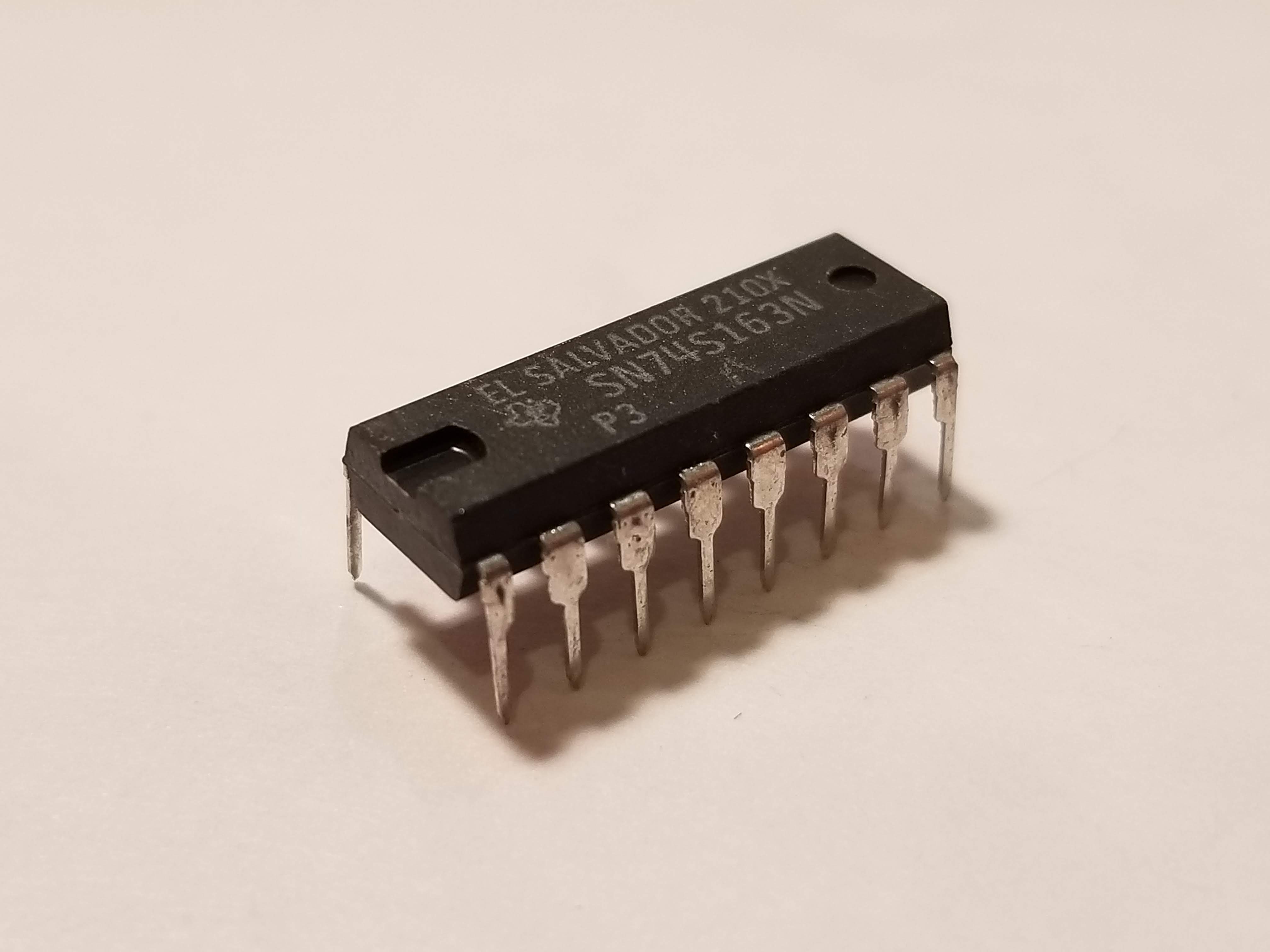Picture of 74163 Synchronous Presettable 4-bit Counter