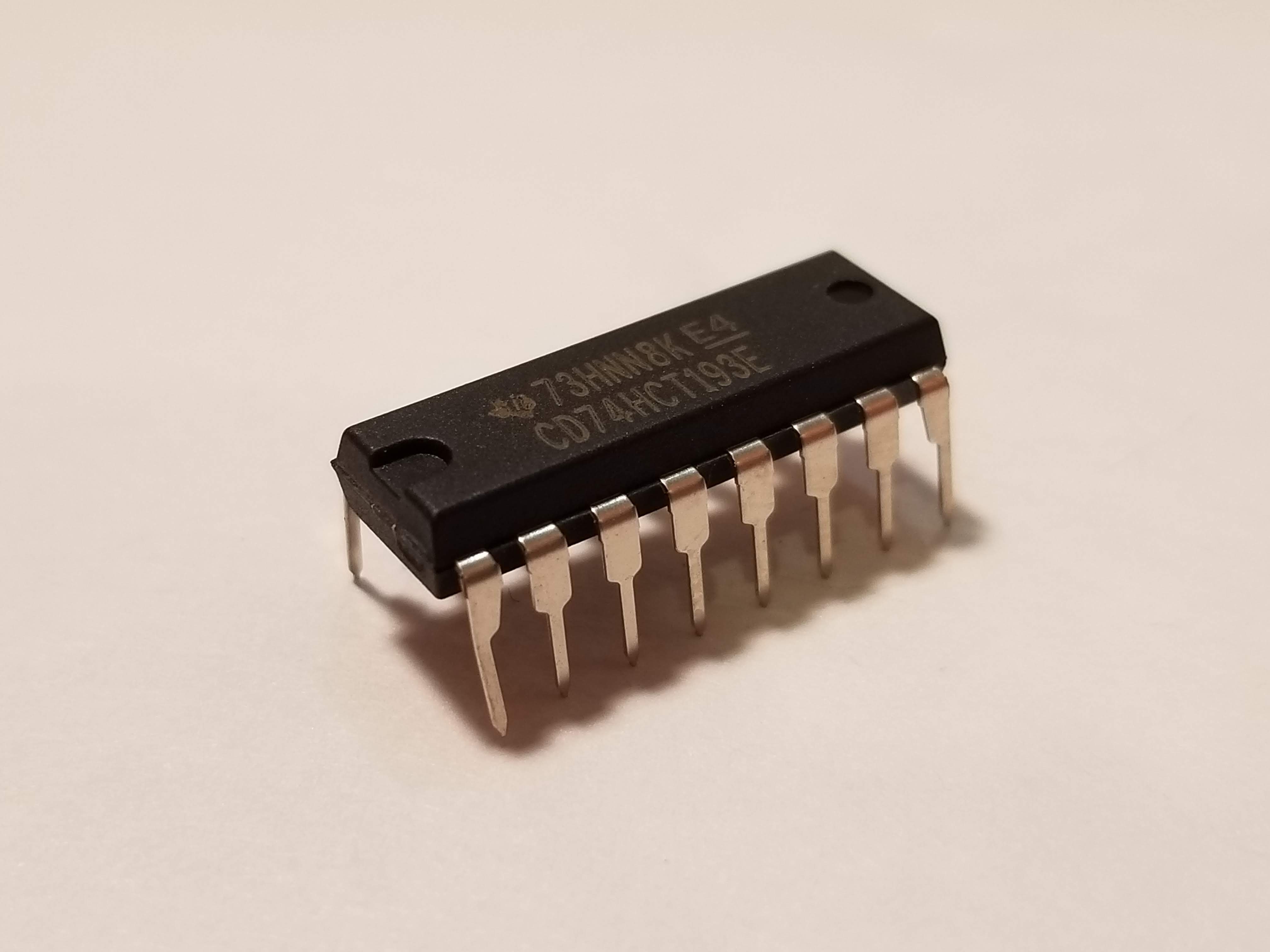 Picture of 74193 Up/Down Binary Counter