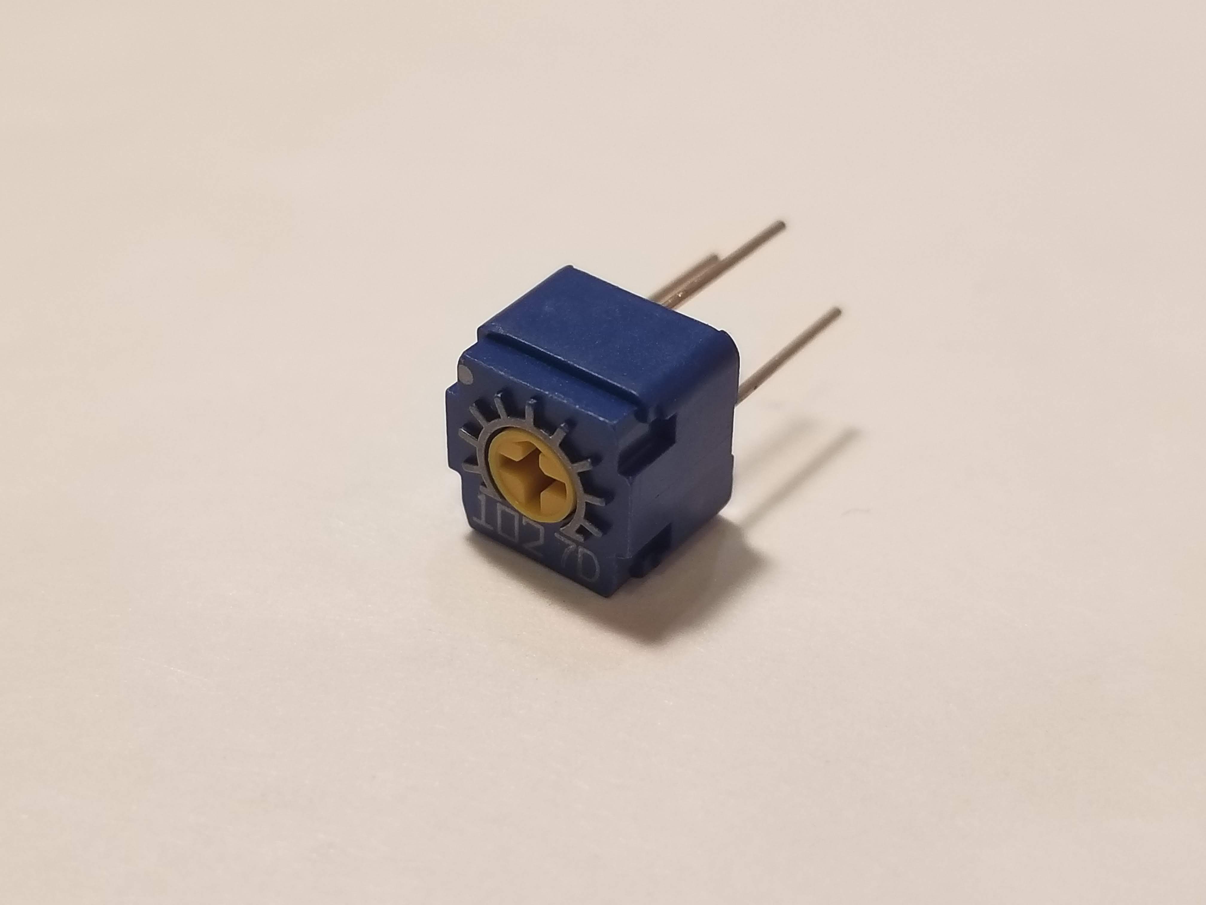 Picture of 1k Ohm Single-Turn Trimmer Potentiometer