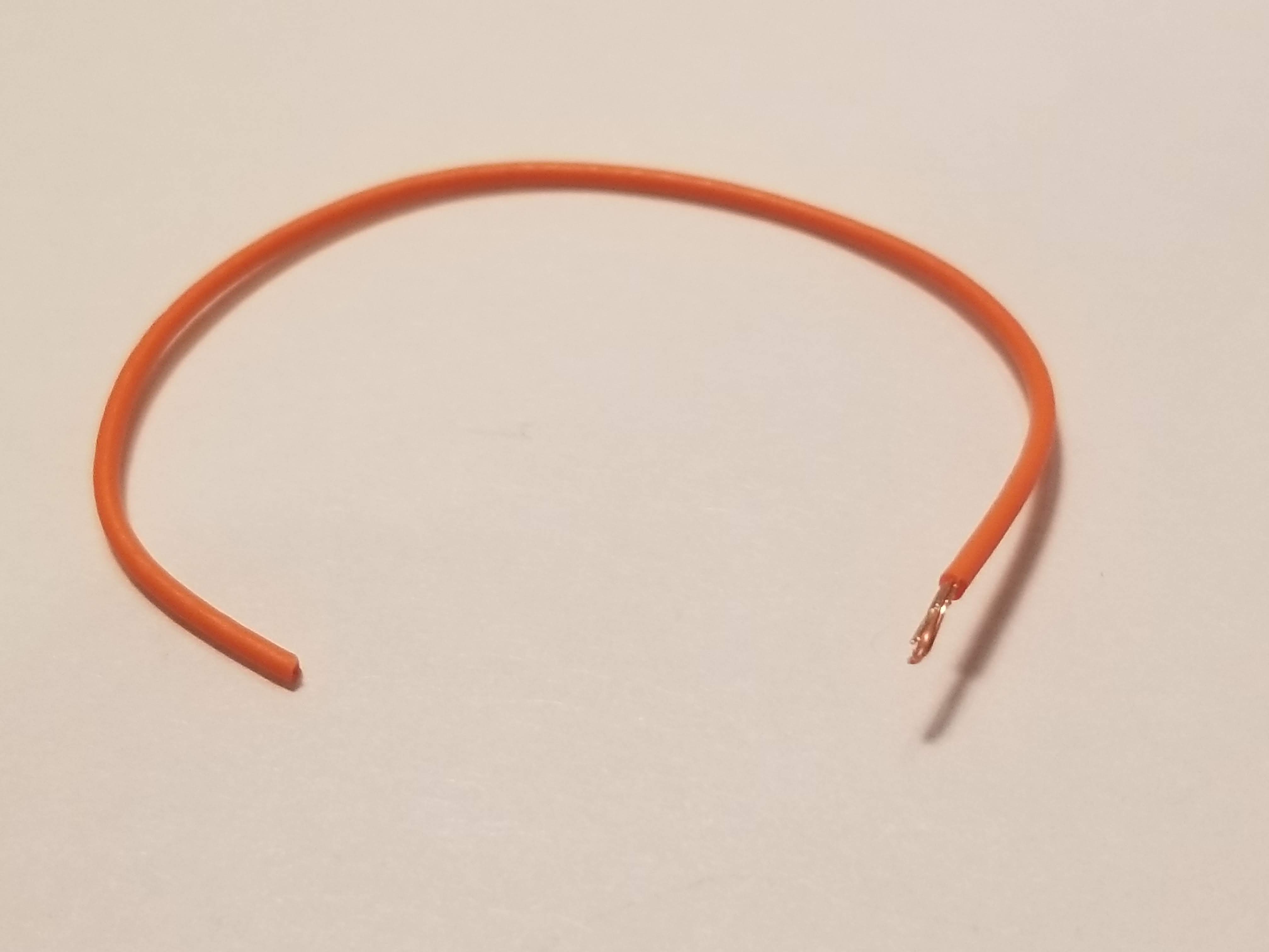 Picture of 24AWG Orange Wire (1 ft)