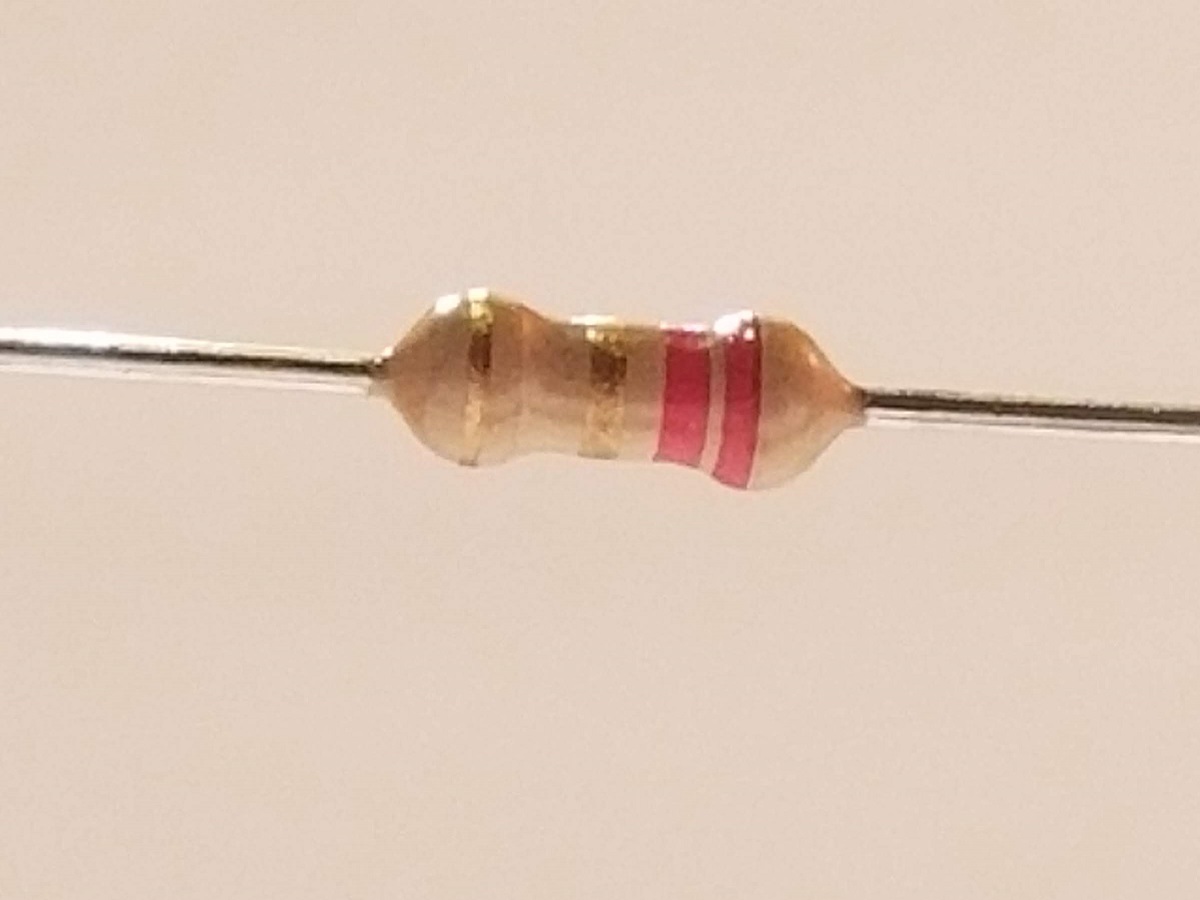 Picture of 2.2 Ohm Resistor