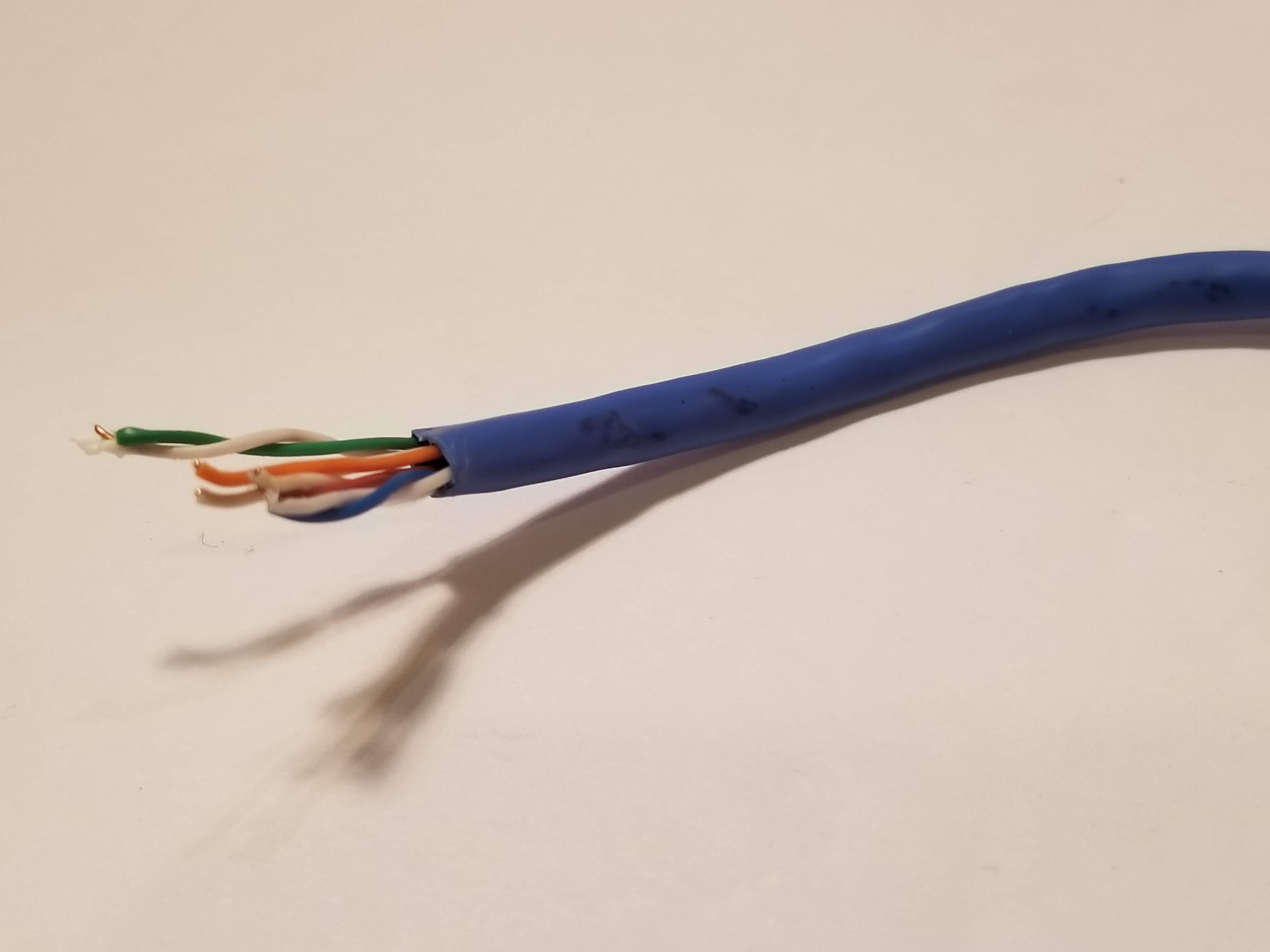Picture of Cat 5e UTP Cable